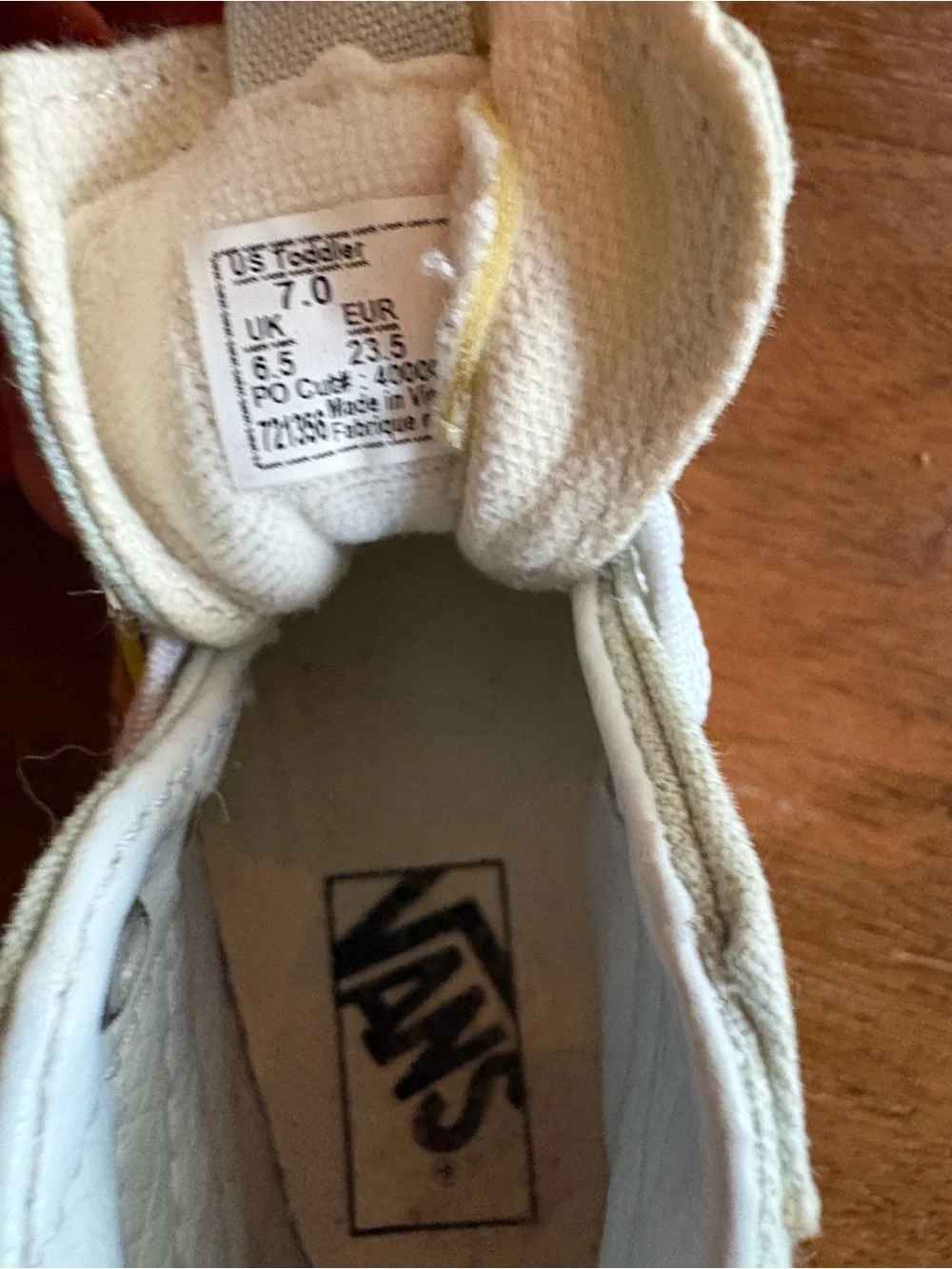 Vans kids light